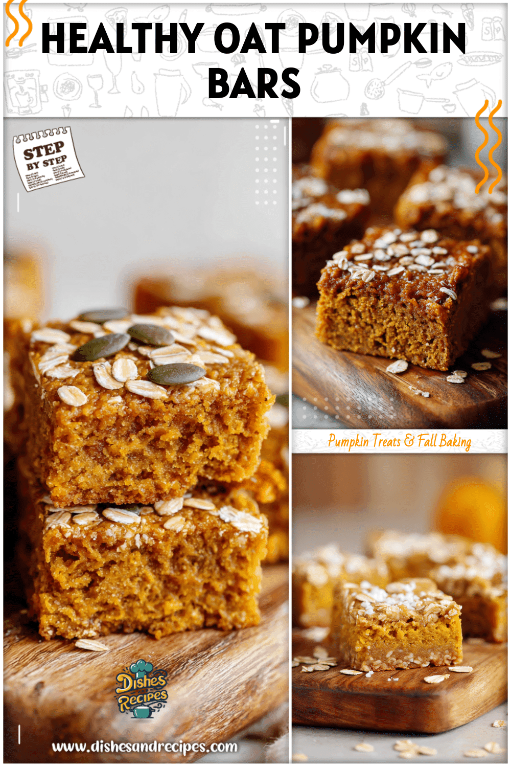 Cozy Oat Pumpkin Bars